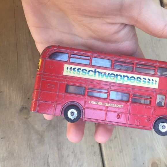 Vintage 1970 Dinky Toys 289 Routemaster Bus Toy Car Red - Picture 5 of 9